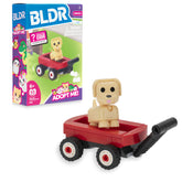 DOG + Wagon - Adopt Me Squishmallow BLDR - 2" Buildable Figure
